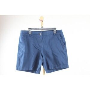 J. Crew Navy Blue Chino Shorts Womens Size 12 Style BO201 New With Tags